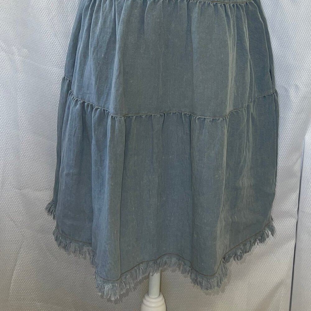 Umgee Denim Mini Dress - Picture 7 of 14